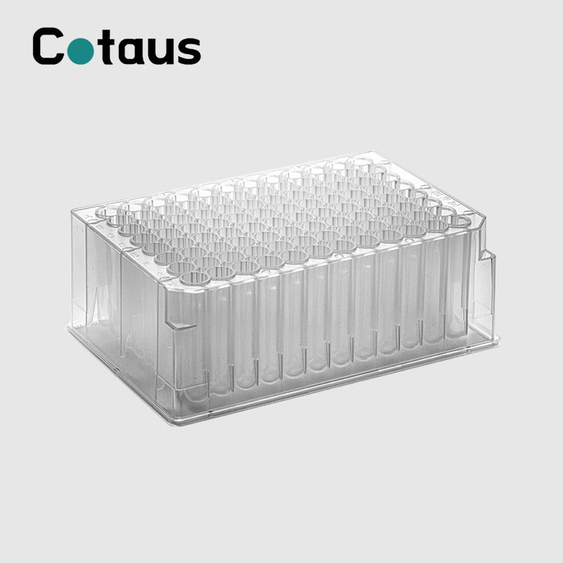 2.0ml V gwaelod Crwn Plât Ffynnon Ddwfn